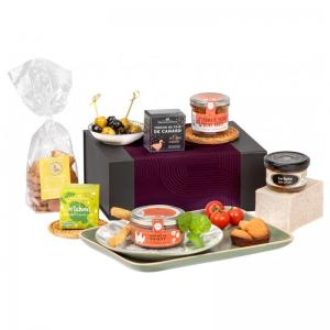 Coffret gourmand le bonheur de vivre ideal a partager pour un aperitif